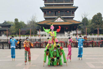 高蹺舞獅傳承生生不息